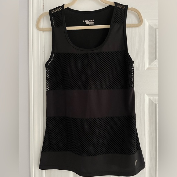 Head Black Mesh Tank Top - Picture 1 of 2